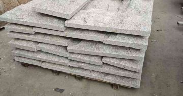 晋中芝麻白蘑菇石，自然面