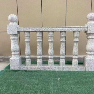 晋中芝麻白阳台栏杆 花岗岩栏杆